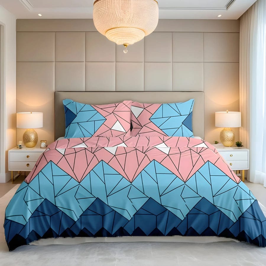 Premium Printed Bed Sheet Set - BM42