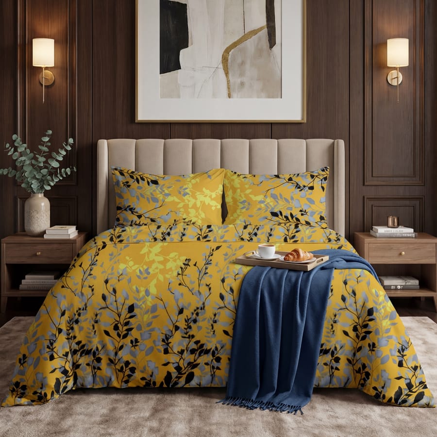 Premium Printed Bed Sheet Set - BM32