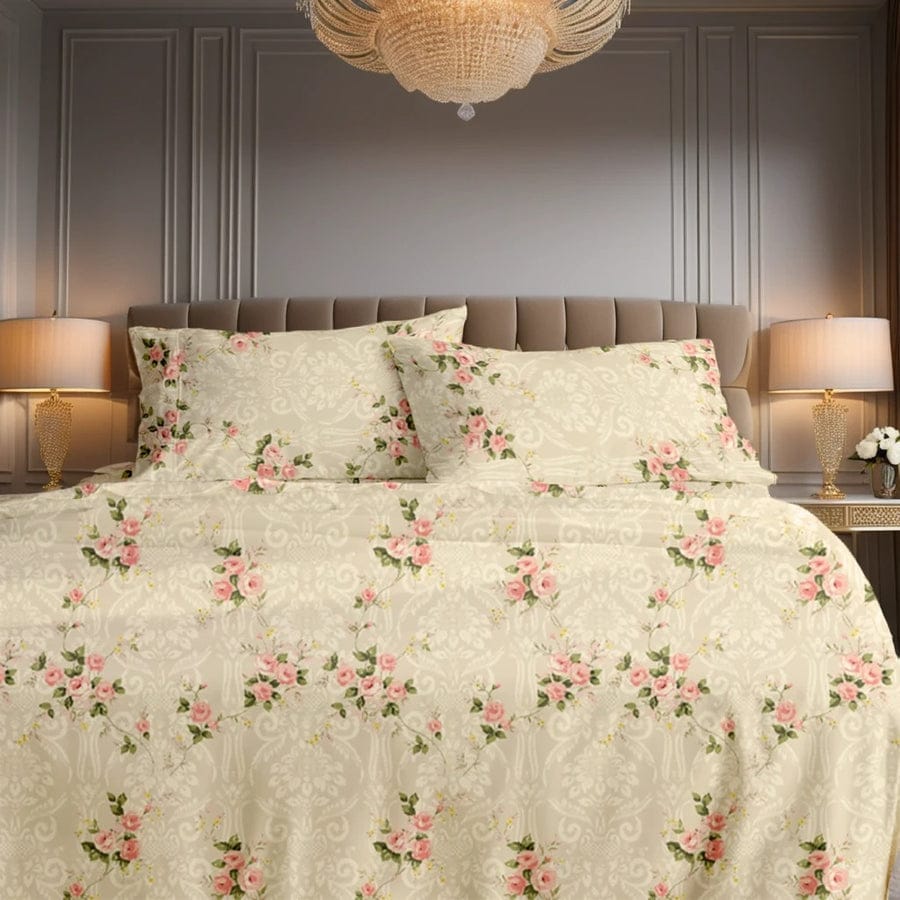 Premium Printed Bed Sheet Set - BM24