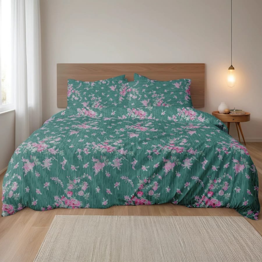 Premium Printed Bed Sheet Set - BM19