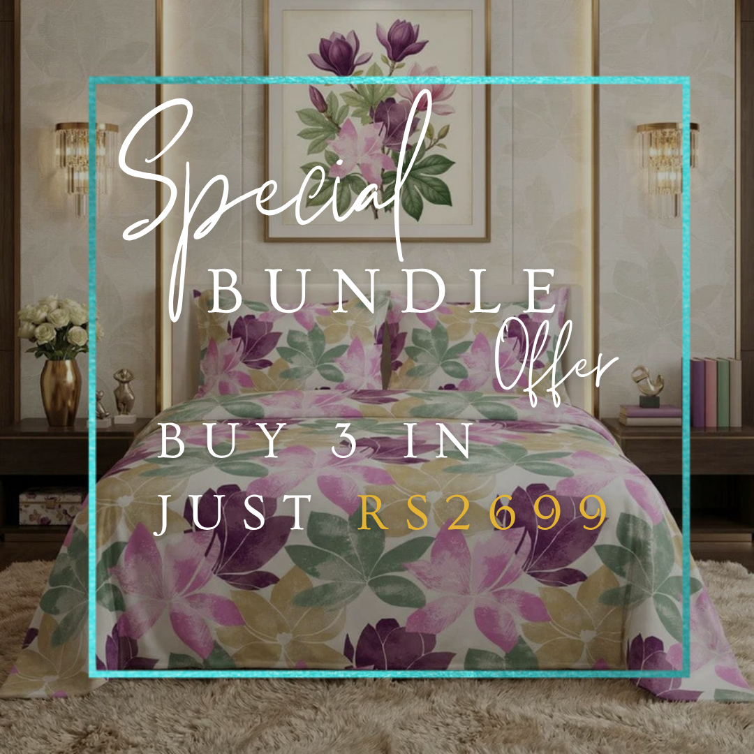 Buy Any 3 bedsheet in Rs 2699