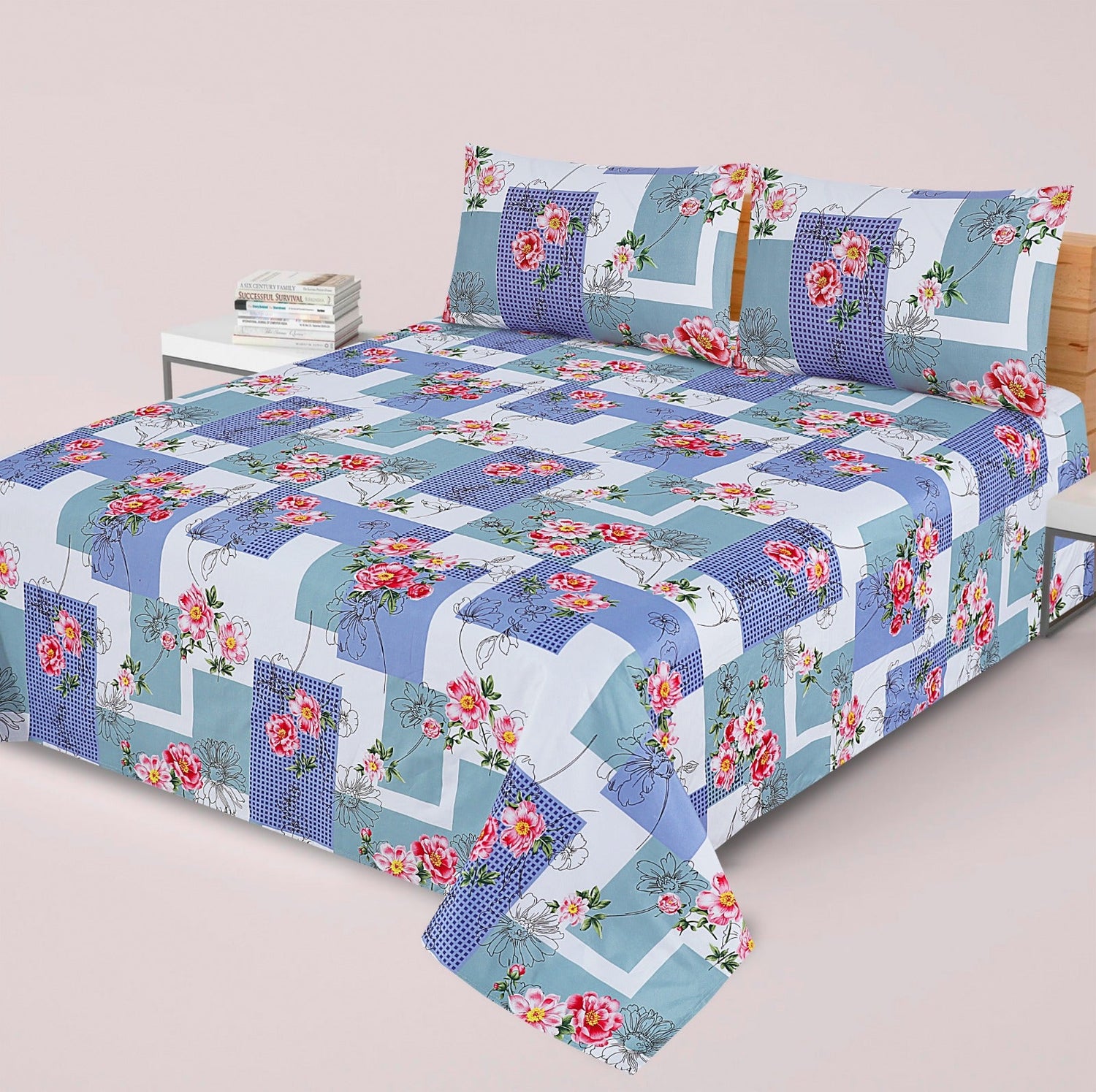 premium Printed Bed Sheet Set - BM01