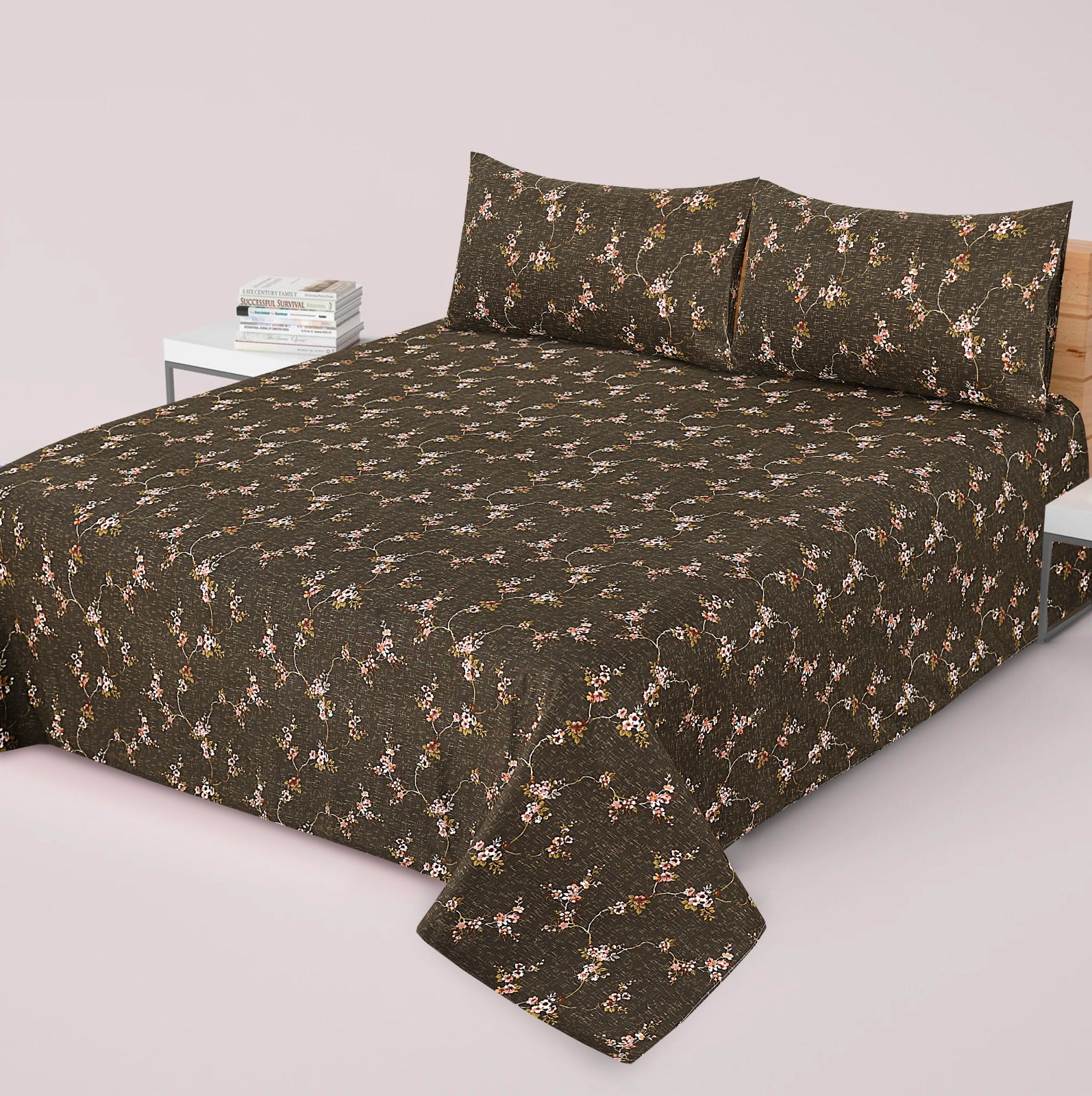 Premium Printed Bed Sheet Set - BM93