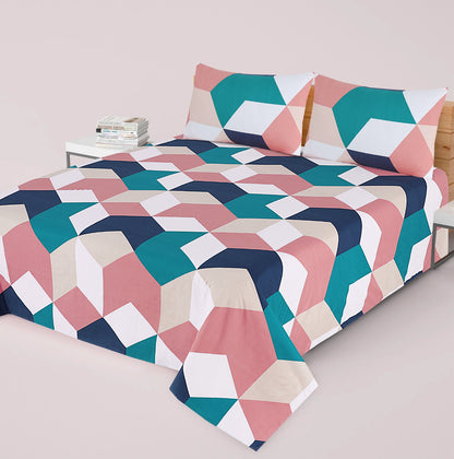 Premium Printed Bed Sheet Set - BM95