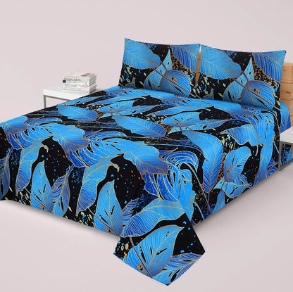 Premium Printed Bed Sheet Set - BM98