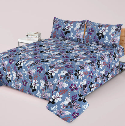 Premium Printed Bed Sheet Set - BM102