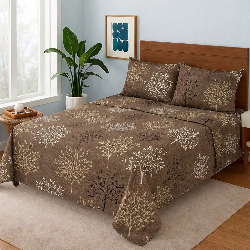 Premium Printed Bed Sheet Set - BM79