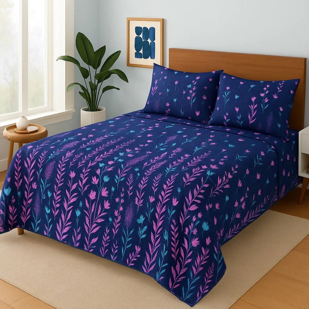 Premium Printed Bed Sheet Set - BM83