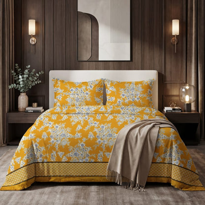 Premium Printed Bed Sheet Set - BM58