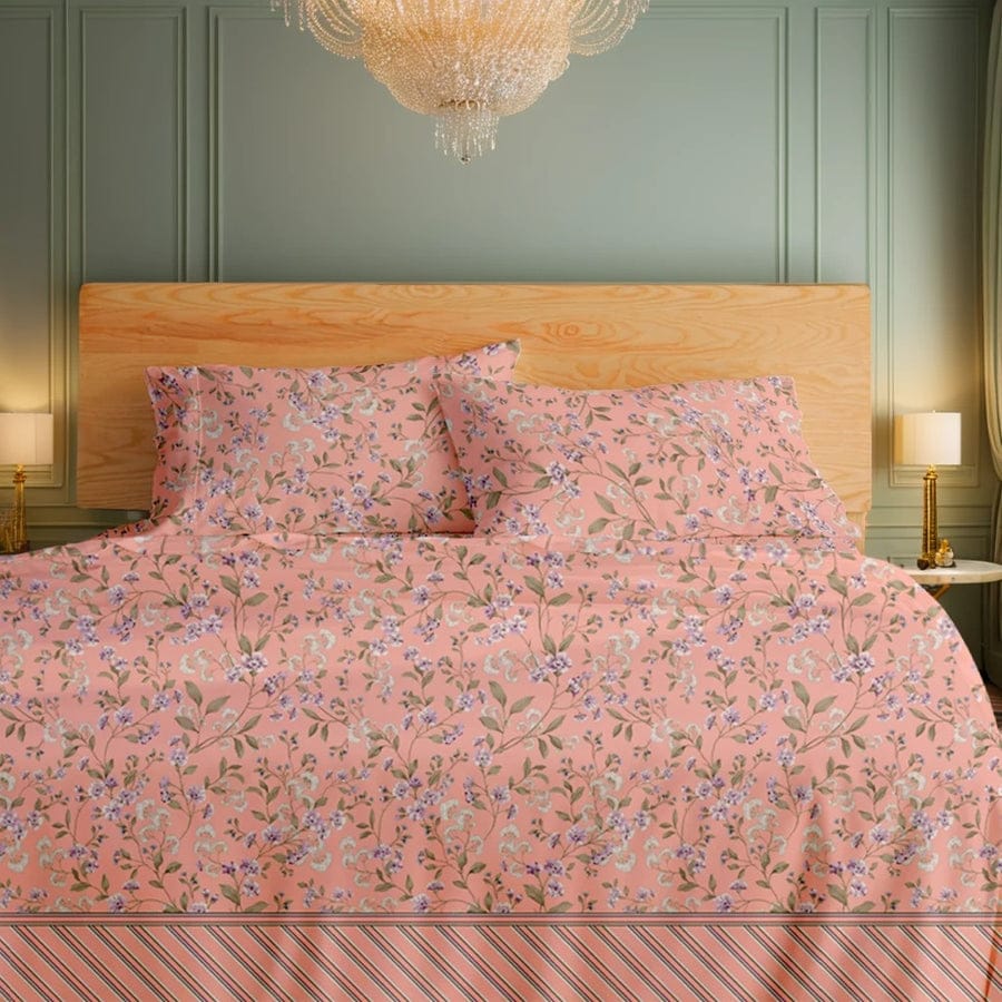 Premium Printed Bed Sheet Set - BM44