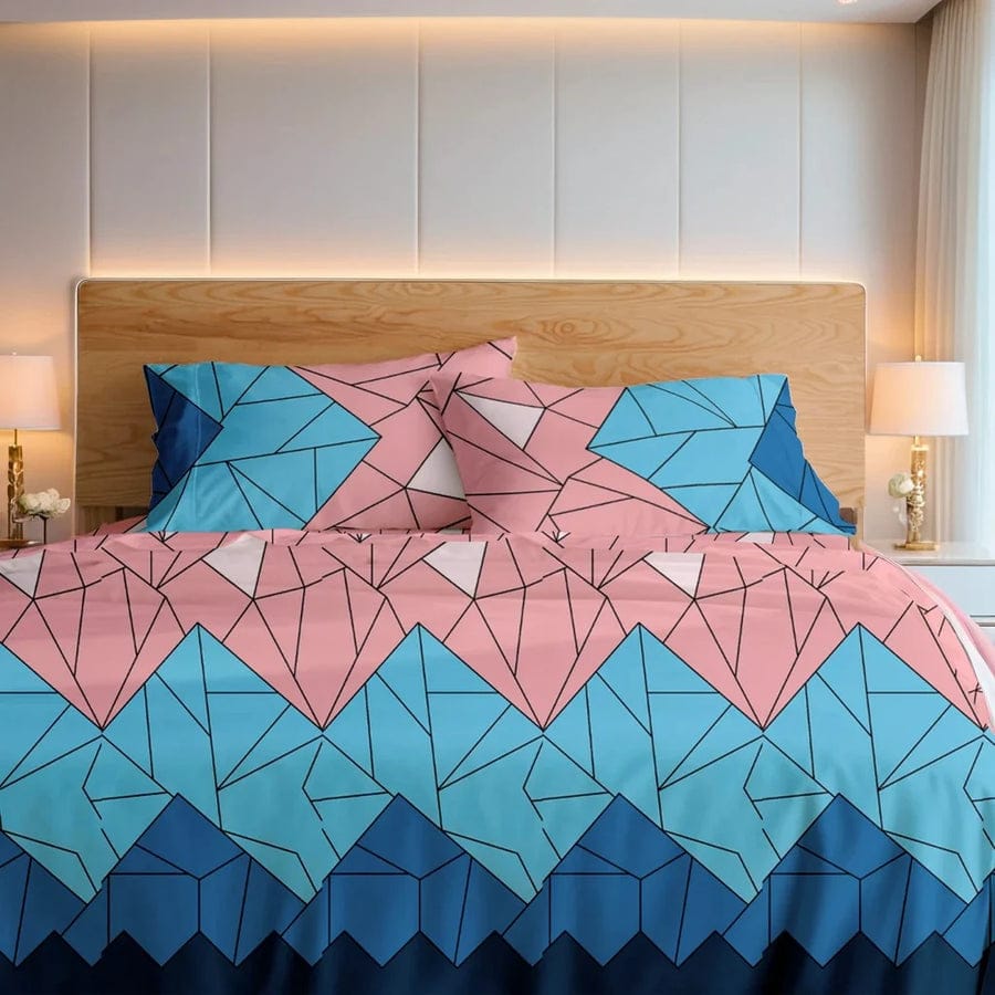 Premium Printed Bed Sheet Set - BM42
