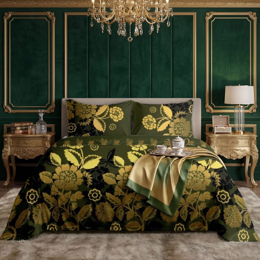 Premium Printed Bed Sheet Set - BM40