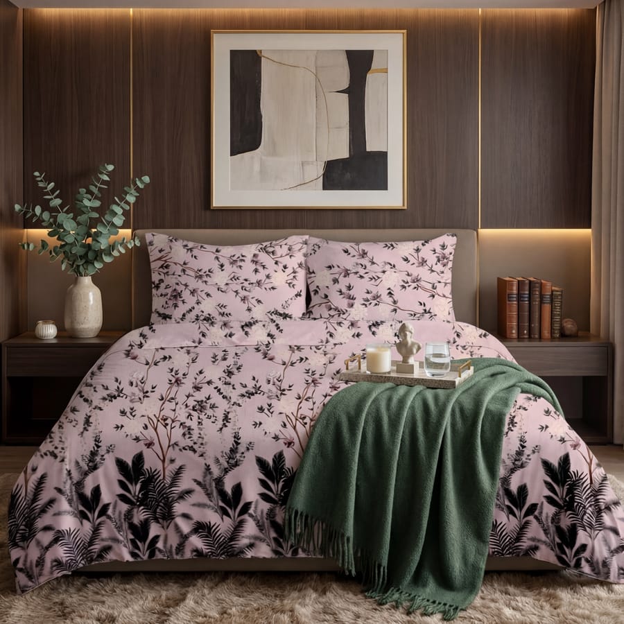 Premium Printed Bed Sheet Set - BM36