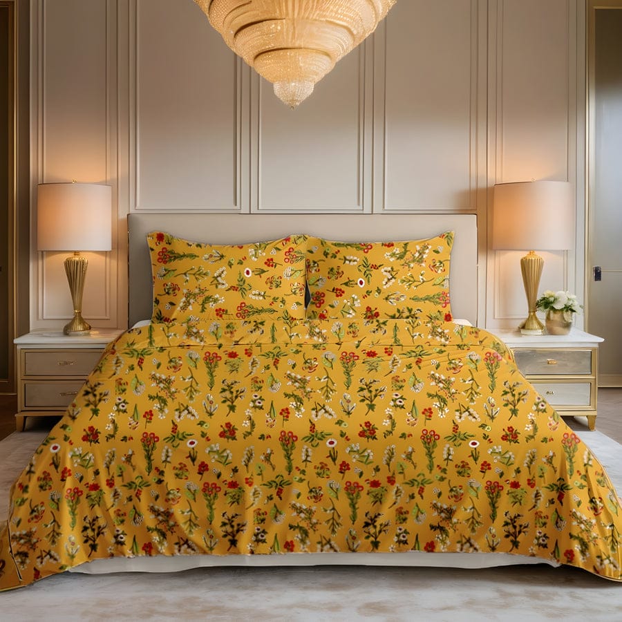 Premium Printed Bed Sheet Set - BM29