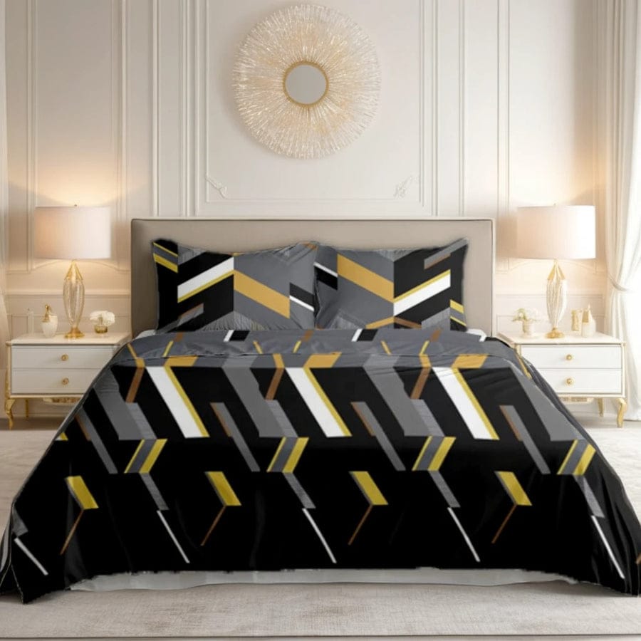 Premium Printed Bed Sheet Set - BM25