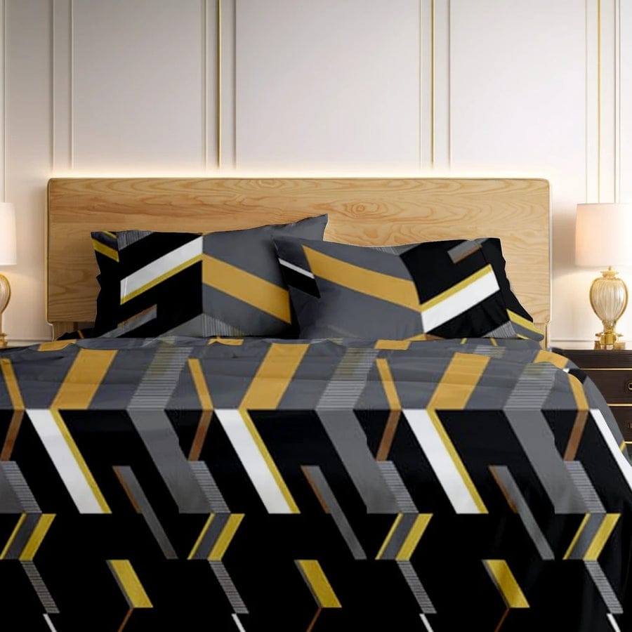Premium Printed Bed Sheet Set - BM25
