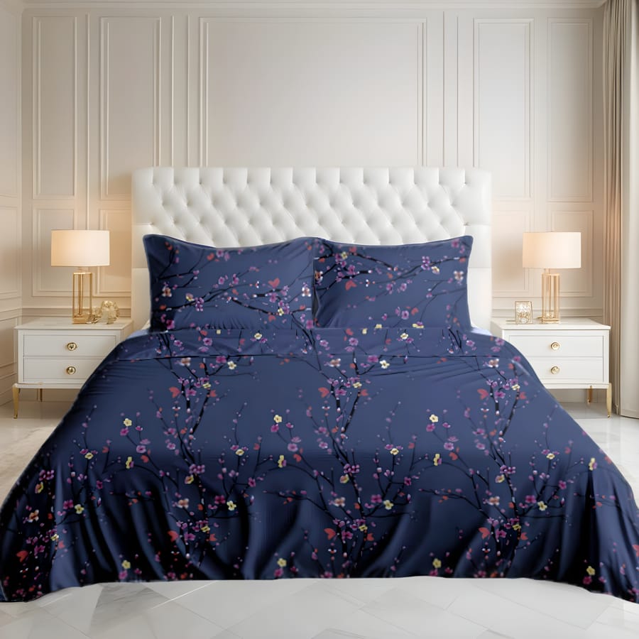 Premium Printed Bed Sheet Set - BM21