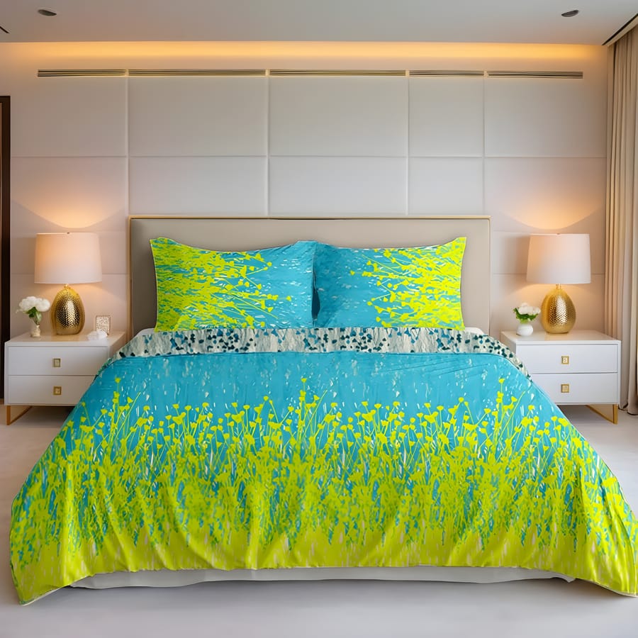 Premium Printed Bed Sheet Set - BM20