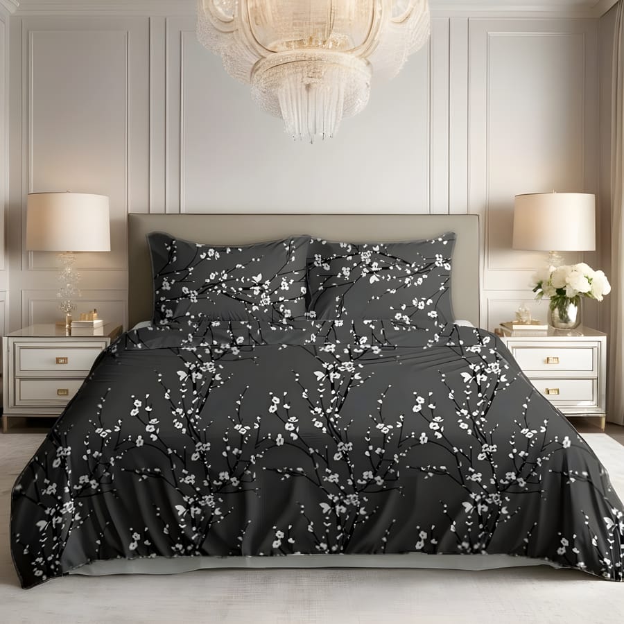 Premium Printed Bed Sheet Set - BM17