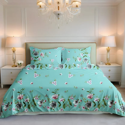 Premium Printed Bed Sheet Set - BM13