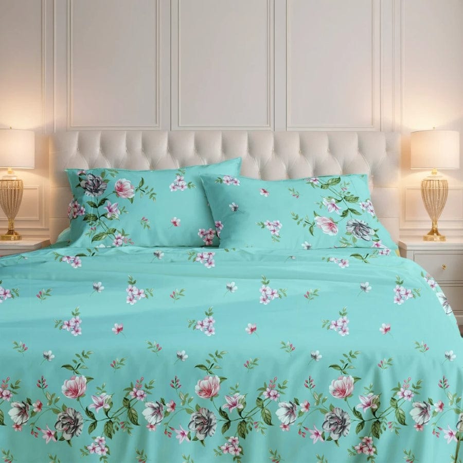 Premium Printed Bed Sheet Set - BM13