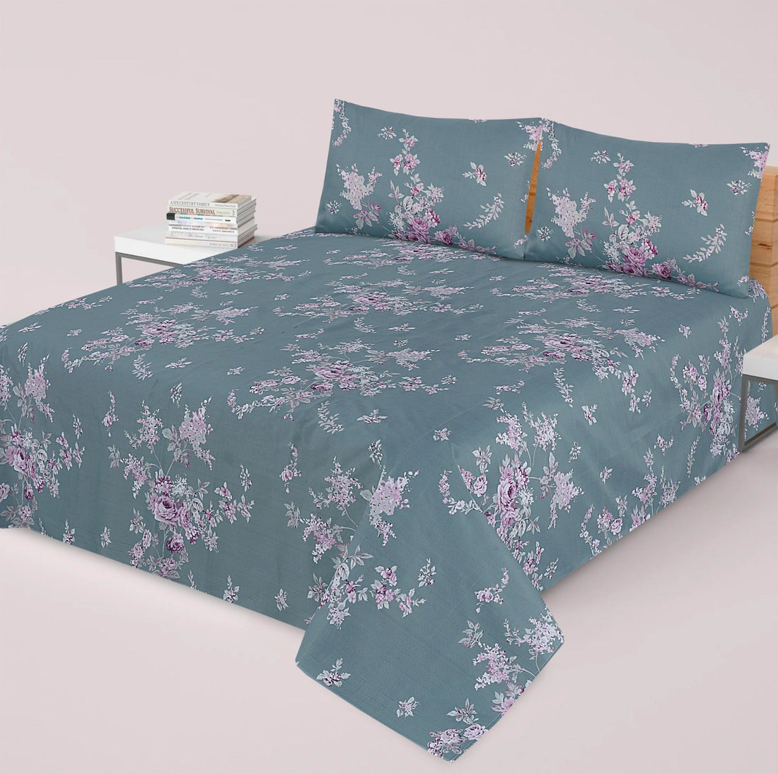 Premium Printed Bed Sheet Set - BM10