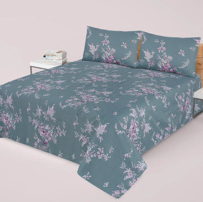 Premium Printed Bed Sheet Set - BM10