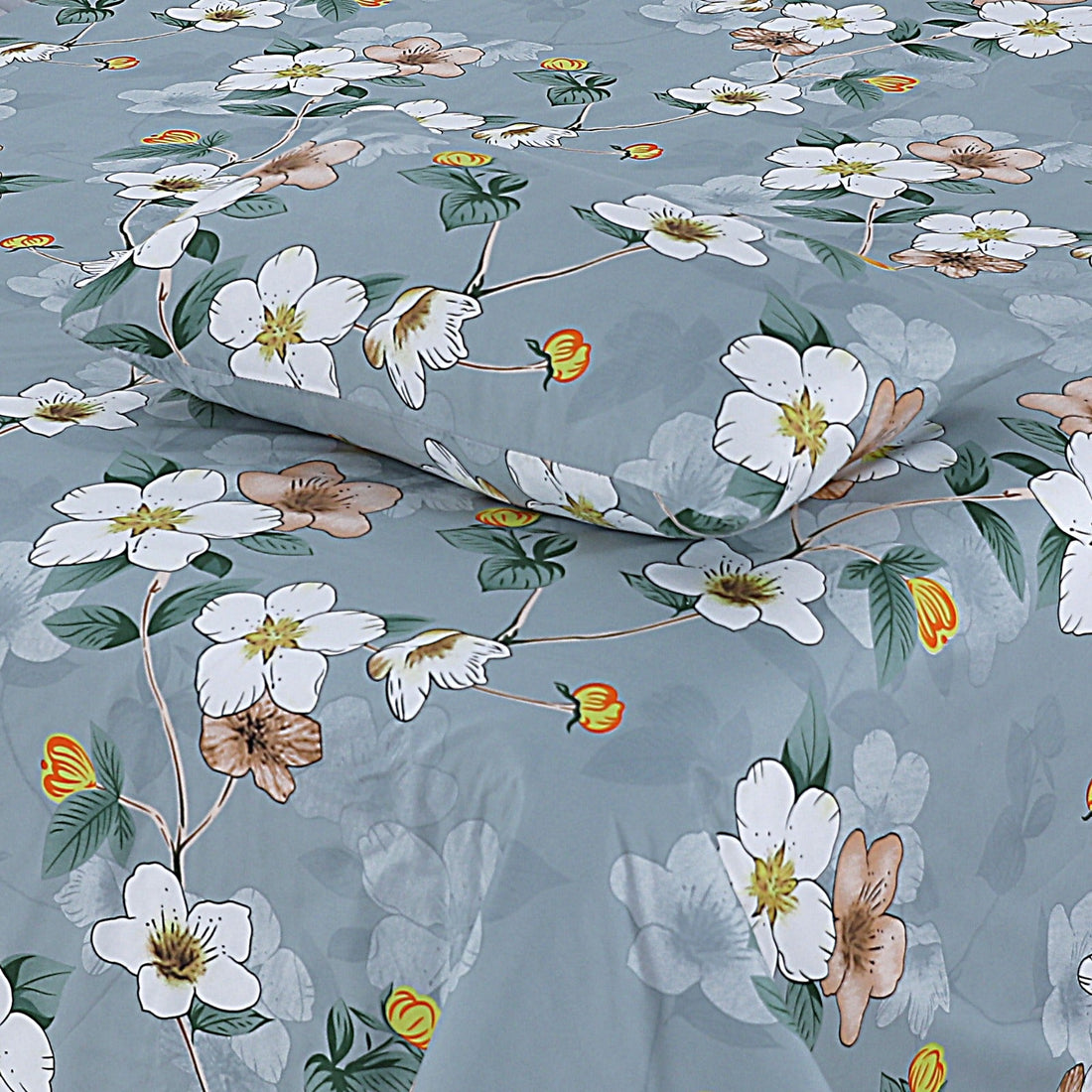 Premium Printed Bed Sheet Set - BM09